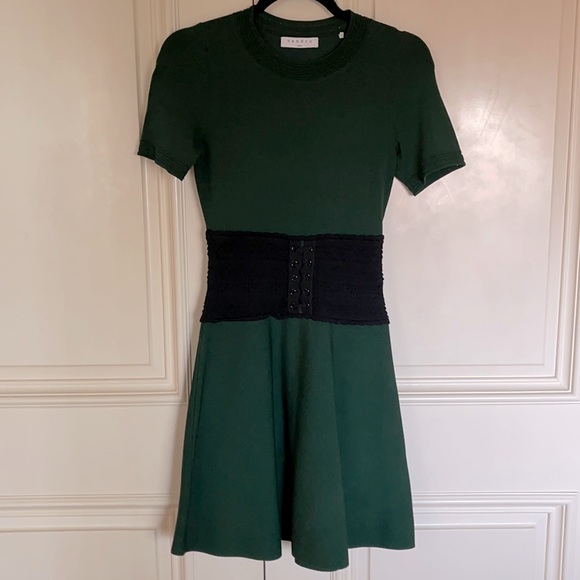 Sandro green dress